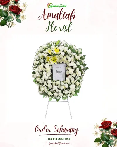 Krans Bunga Duka Cita di Dadapayu
